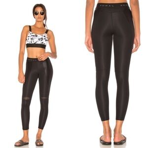 KORAL Luscious Slit Black Leggings Size XS